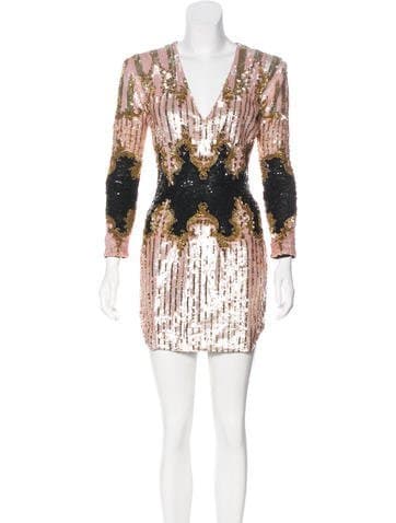 Balmain Sequin Mini Dress