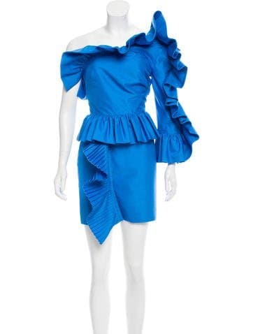 Gucci Modern Silk Shantung Dress