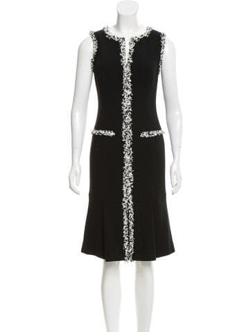 Carolina Herrera Wool Sleeveless Dress