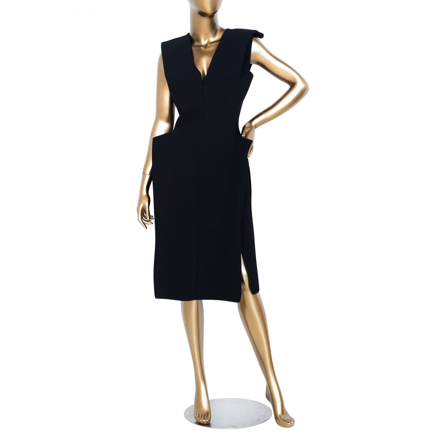 Maticevski Black V-neck Dress