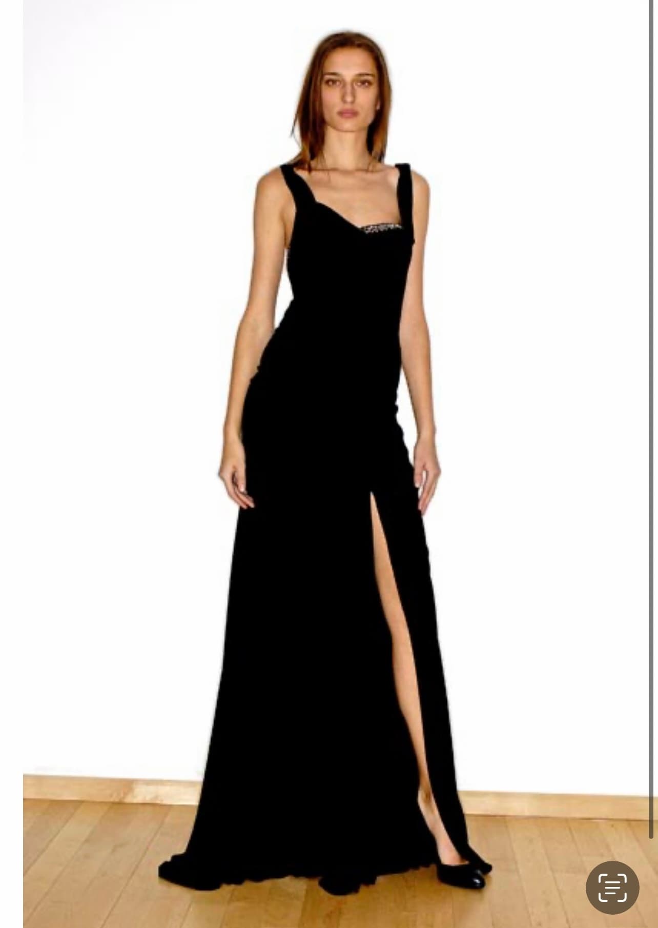 Roberto Cavalli Rhinestone Embellished Maxi Dress