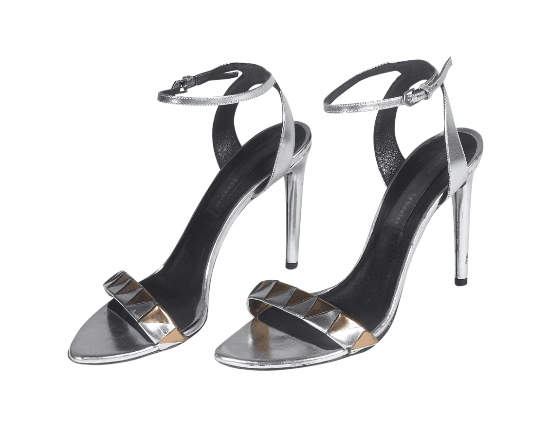 Proenza Silver Sandals 8.5