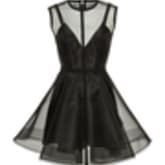 Alex Perry Sheer Panel Mini Dress — image 1