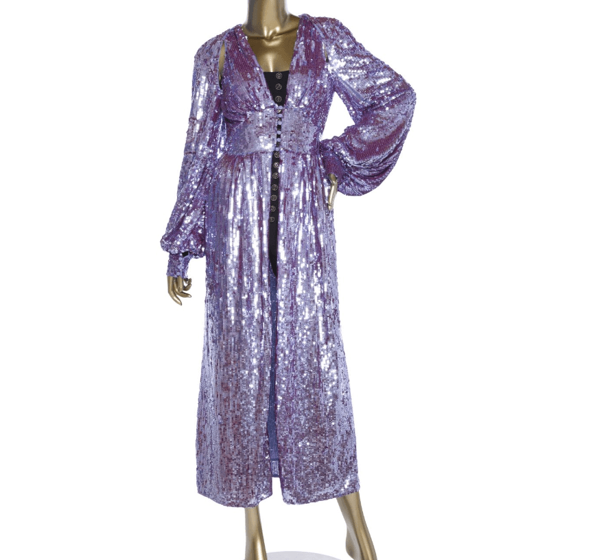 The Attico Long Sequin Duster