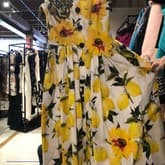 Dolce & Gabanna Spring 2016 Midi Lemon Dress — image 1