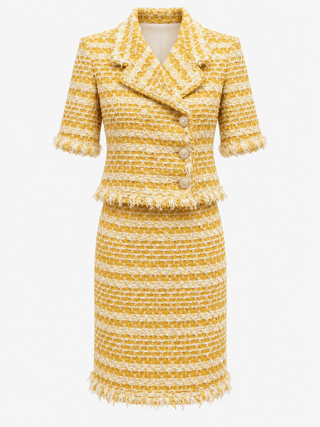 Chanel Cropped Tweed Jacket