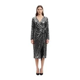 Michael Kors Metallic Kimono Midi Dress — image 3