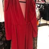 Ulyana Sergeenko Demi Couture Long Sleeve Wrap Midi Dress — image 1