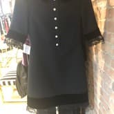 Gucci Lace With Velvet Trim Knee Length Dress — image 1