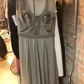 Temperley Long Sleeveless  Gown 6 gray — image 1