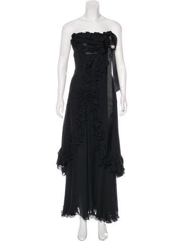 Christian Lacroix Silk Evening Gown