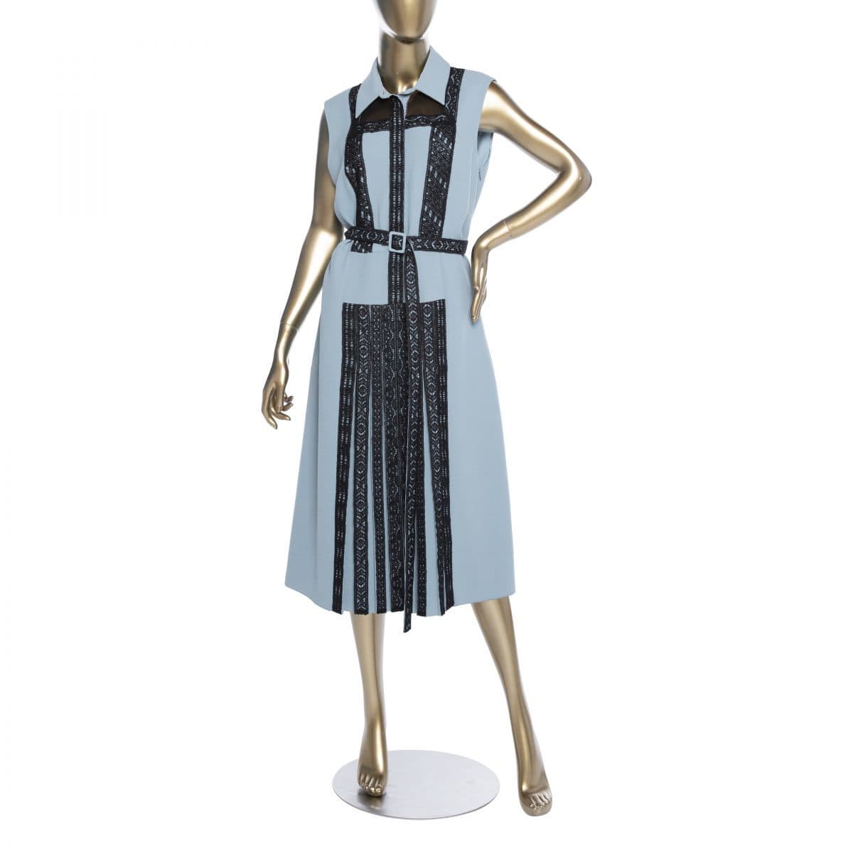 Bottega Veneta 2017 Lace-accented Dress