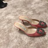 Manolo Blahnik Pink Diamond Heel — image 1