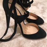 Christian Dior Black Suede Heels — image 1