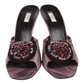 Prada Embellished Peep-toe Mules 11 — image 1