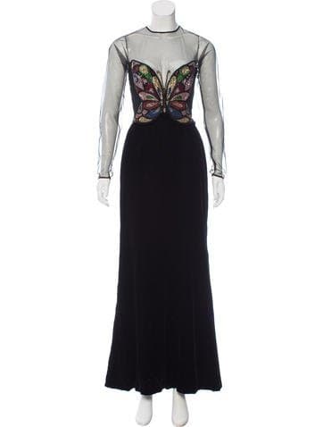 Oscar De La Renta Vintage Embellished Dress