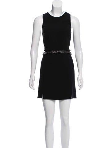 Mugler Embellished Cutout Dress
