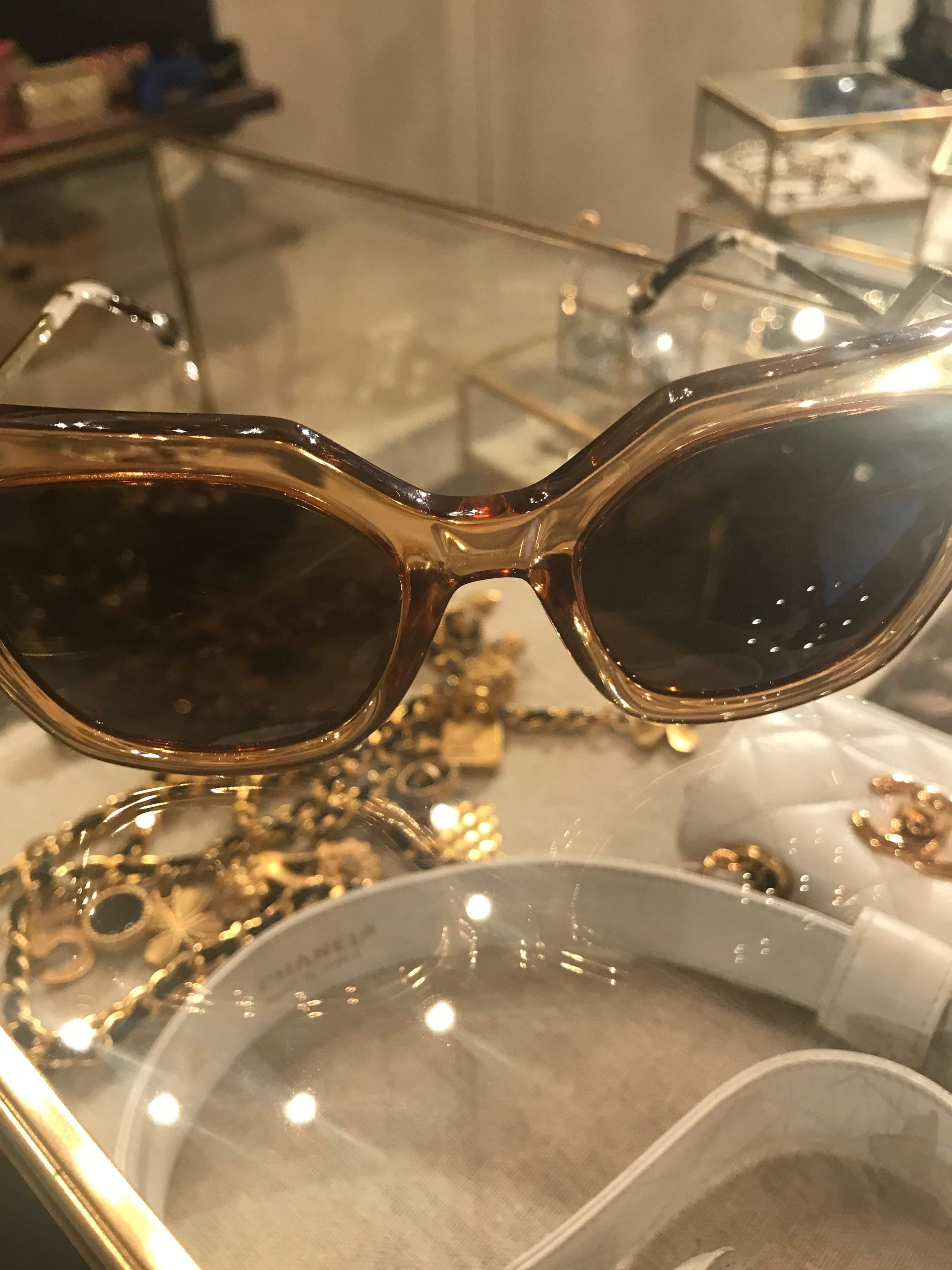 Fendi Gold Glasses