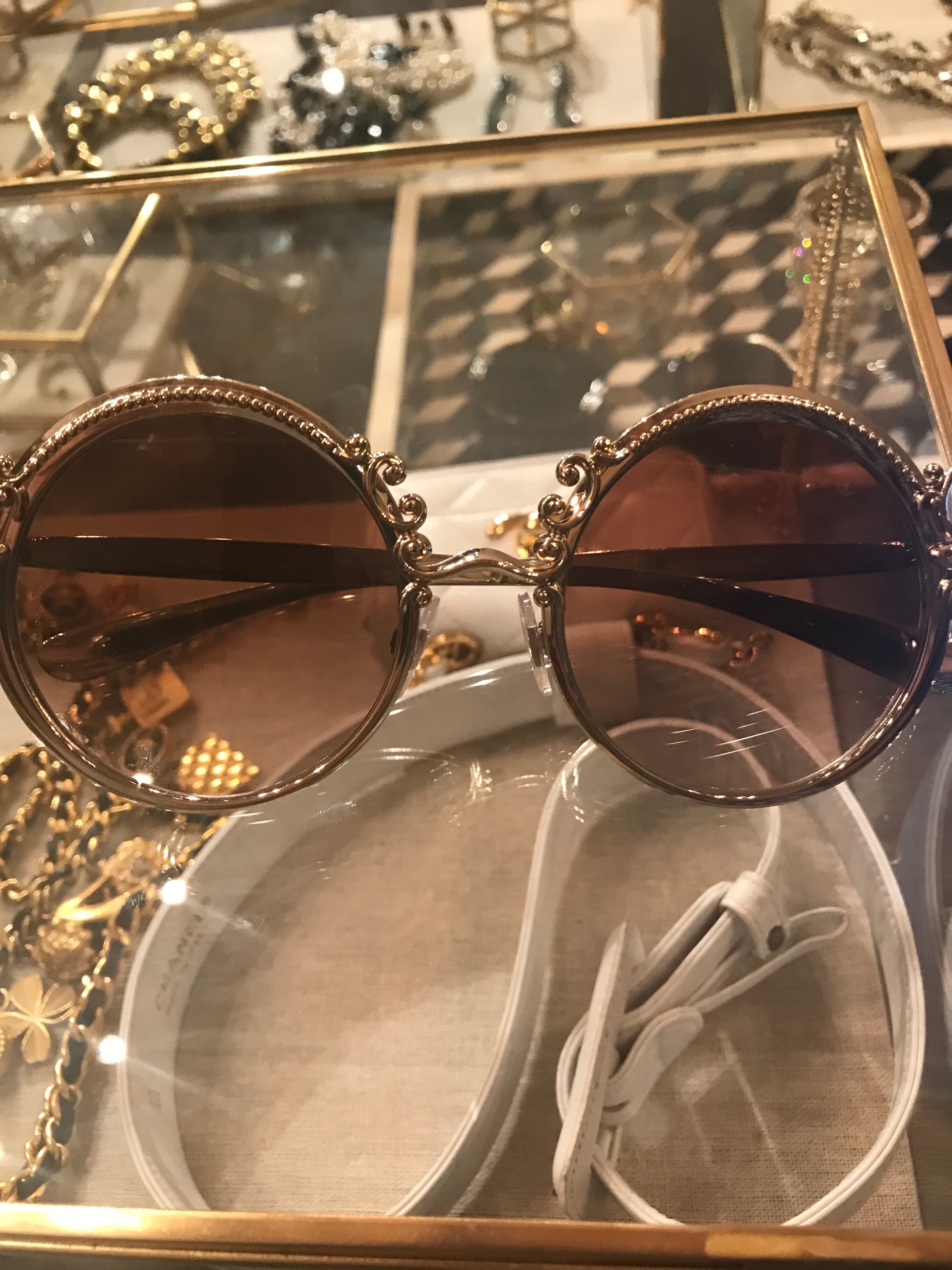 Dolce & Gabbana Circular Glasses