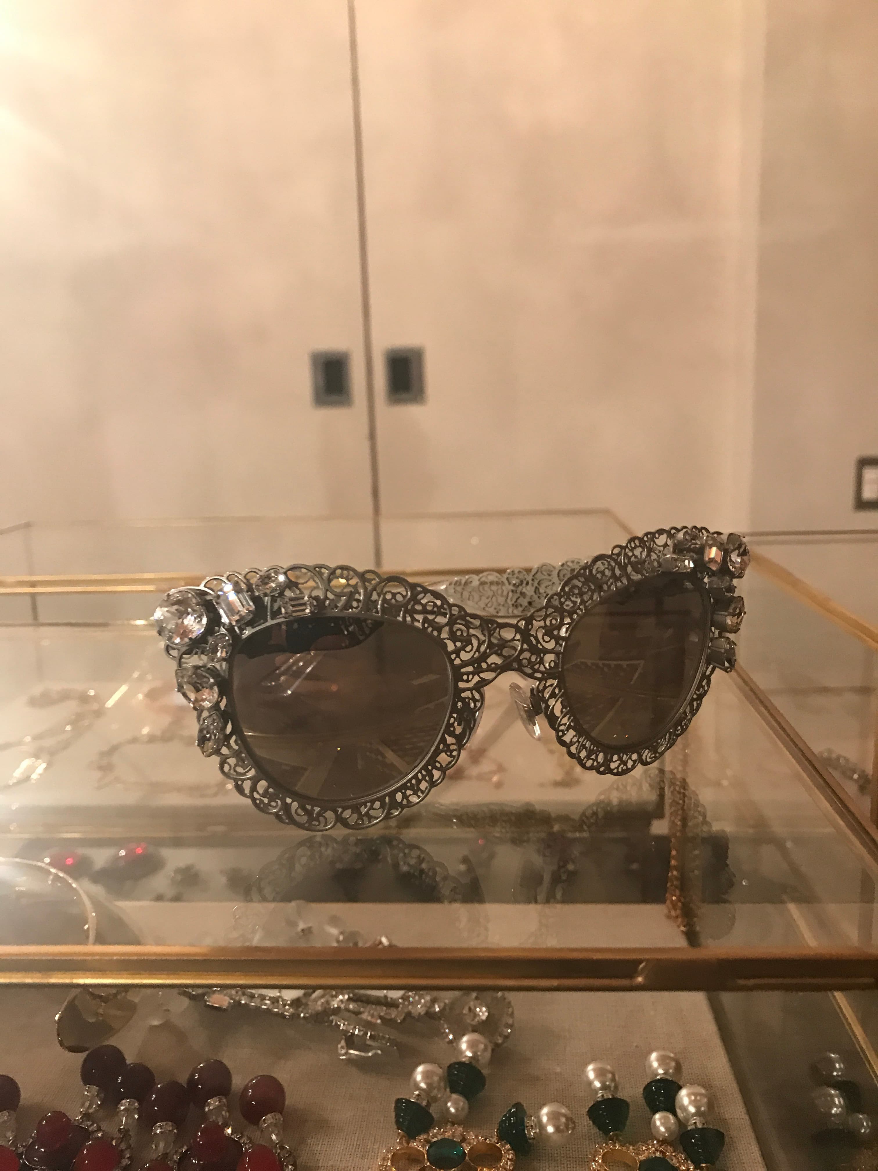 Dolce & Gabbana Baroque Metal With Righnstone Grey