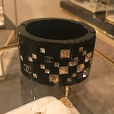 Chanel Logo Crystal Cuff — image 1