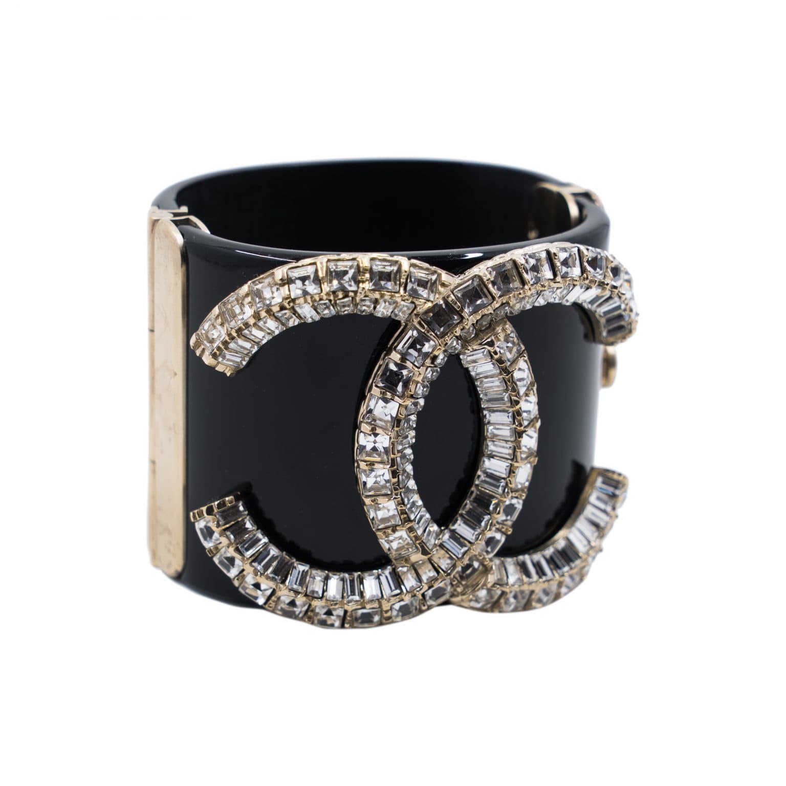 Chanel Diamond Logo Cuff
