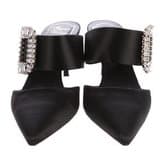 Roger Vivier Embellished Satin Mules 8 — image 1