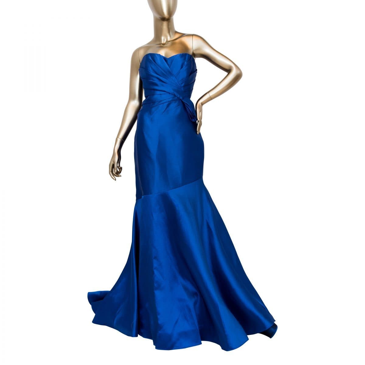 Badgley Mischka Strapless Evening Dress
