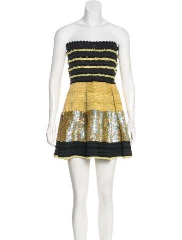 Manoush Strapless Mini Dress