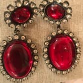 Lawrence Vrba Ruby Red With Diamond Earrings — image 1