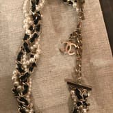 Chanel Pearl Black And White Choker/necklace — image 1