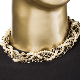 Chanel Pearl Black And White Choker/necklace — image 3