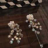 Vintage Chanel Crystal Chandlier Clip On Earrings — image 1