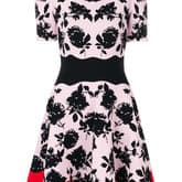Alexander Mcqueen Knit Floral Jacquard Dress — image 1