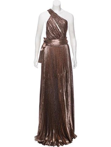 Elie Saab Silk-blend Pleat Dress