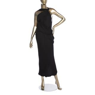 Roland Mouret Sequin-embellished Silk-georgette Midi Dress