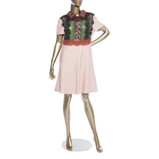 Valentino Lace-trimmed Mini Dress