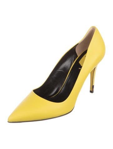 Fendi Leather Pointed-toe Pumps