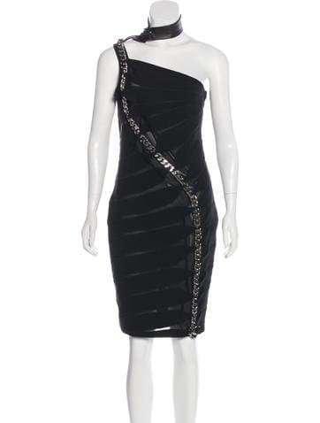 Tom Ford One-shoulder Embellished Dress