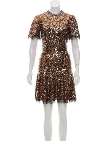 Dolce & Gabbana Embellished Mini Dress