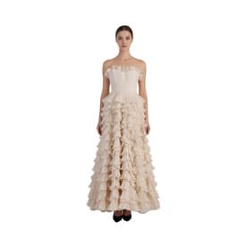 Oscar De La Renta Strapless Silk Gown — image 3