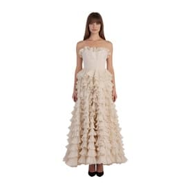Oscar De La Renta Strapless Silk Gown — image 4
