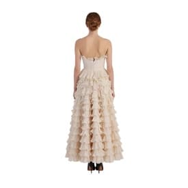 Oscar De La Renta Strapless Silk Gown — image 6