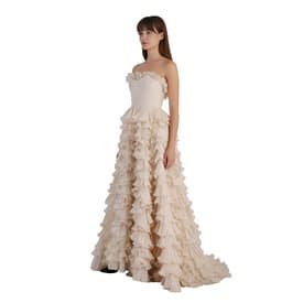 Oscar De La Renta Strapless Silk Gown — image 8