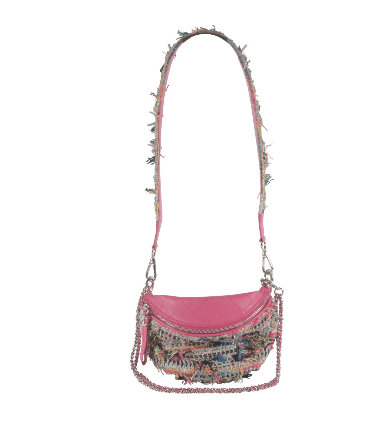 Chanel Tweed Pink Fanny Pack