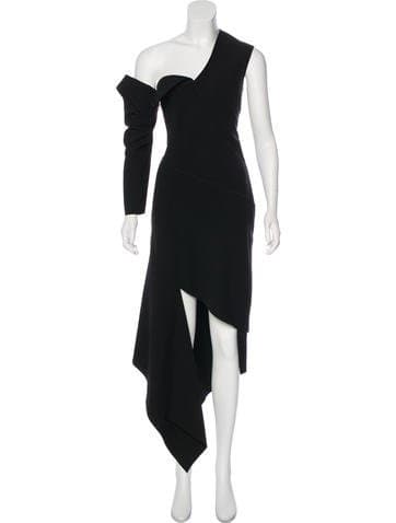 Monse One-shoulder Midi Dress