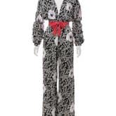 Johanna Ortiz Floral Print Long Sleeve Jumpsuit — image 1