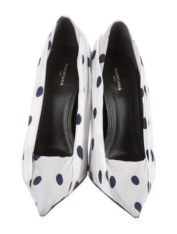 Balenciaga 2017 Satin Wrap Pumps
