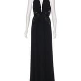 Vintage Gucci Embellished Halter Dress — image 1