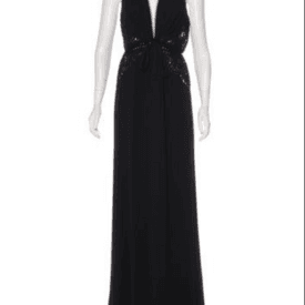 Vintage Gucci Embellished Halter Dress — image 2